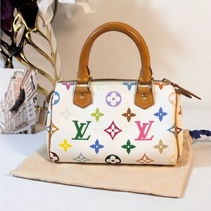 Adorable Louis Vuitton Nano Murakami Speedy